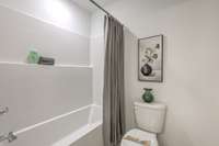 This photo is of a decorated Stanford Model Home.