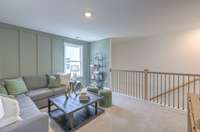 This photo is of a decorated Stanford Model Home.