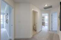 This photo is of a decorated Stanford Model Home.