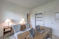 This photo is of a decorated Stanford Model Home.