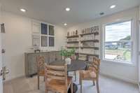 This photo is of a decorated Stanford Model Home.