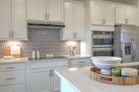 This photo is of a decorated Stanford Model Home.