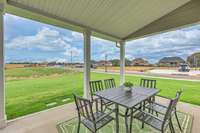 This photo is of a decorated Stanford Model Home.