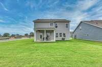 This photo is of a decorated Stanford Model Home.