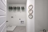 This photo is of a decorated Stanford Model Home.