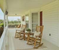 Back Deck - AI Enhanced Staging Photo