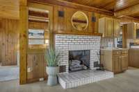 NEXT LEVEL Craftsmanship in this Home
Gas Fireplace + Custom Built-ins 
(Home has Natural Gas run for convenience)