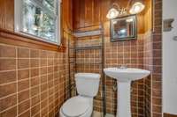 1 of the 4 Full Bathrooms 
This One is on the Main Level + Has a Stand Up Shower Only