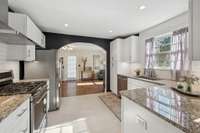 Kitchen Cabinets are all cutsom and allow for close to double the storage space due to the depth!