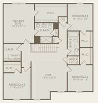Builder Provided Floorplan - 2nd level