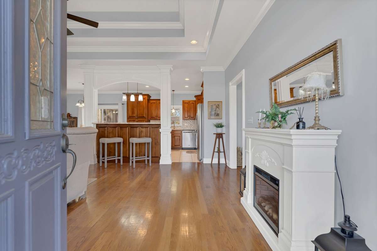 The front door opens to the Great Room.