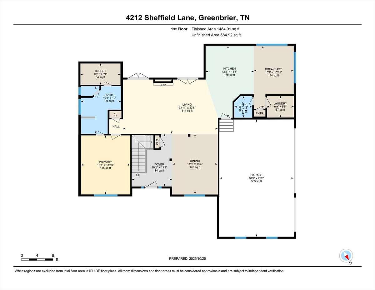 First floor layout