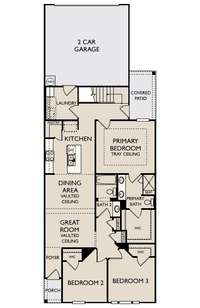 Laurel floor plan level 1