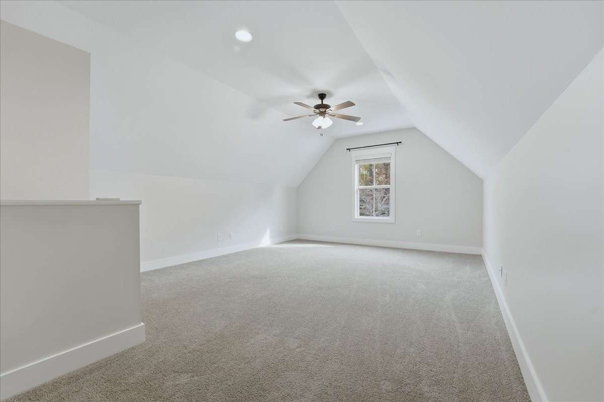 bonus room above garage.