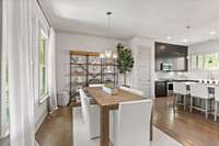 Notice the hardwood floors through out the home!