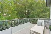 The perfect spot for drinking coffee in the morning of wine at night!