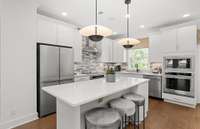 Photos of staged model