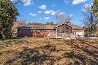 A view of the home from the rear…Again, lots of room for expansion here…