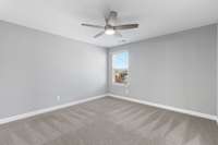 The other upstairs bedroom.