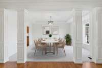 **VIRTUALLY STAGED DINING ROOM**