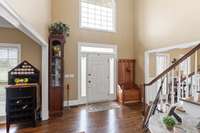 Two story foyer