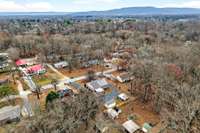The home has a circular drive for easy entrance and exit.