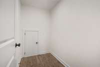 Walk-in storage room on 2nd level