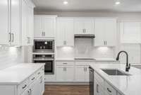 Venthood over cooktop vents to the exterior