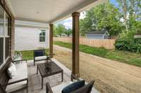 Rear Covered Porch
*Virtually Staged