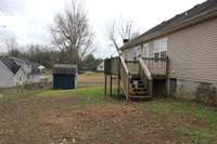 Large Fenced in Back Yard.