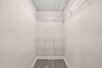 AND a walk-in closet!