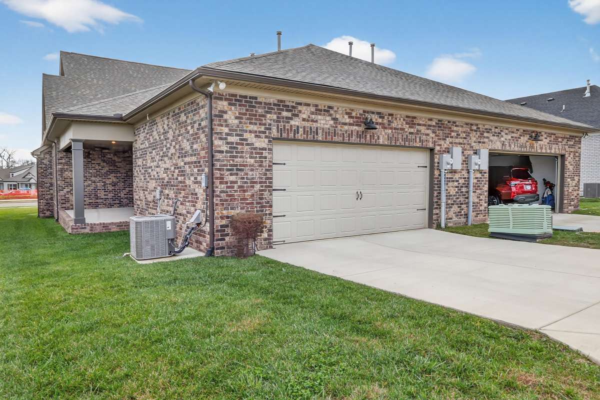 This villa offers a Two car garage for its owners.