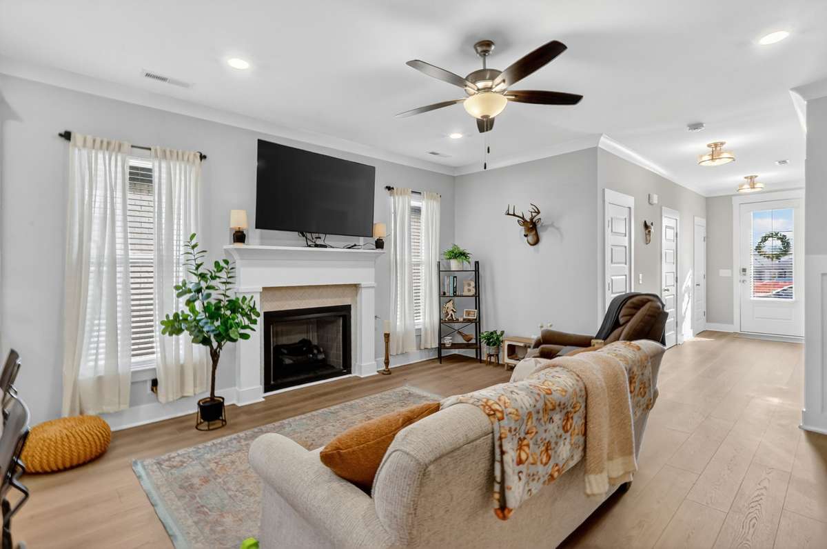 Enjoy the Gas fireplace on those cool days.