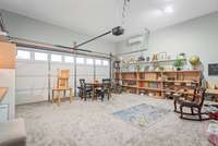 Garage with mini split Heating and A/C