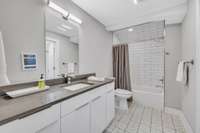 Second floor full bath