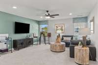 Photo from a finished Harrison model. Finished will be based on YOUR unique selections