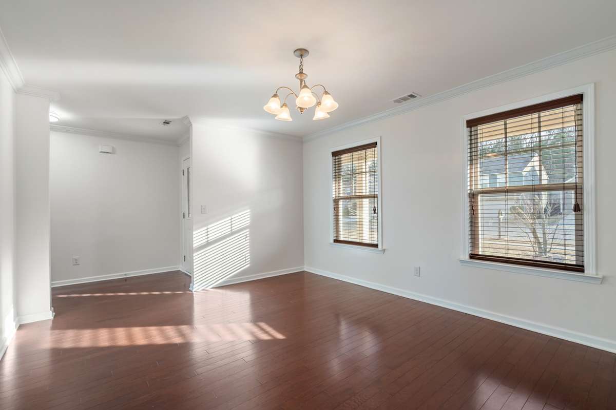 Formal dining room with lots of natural light!