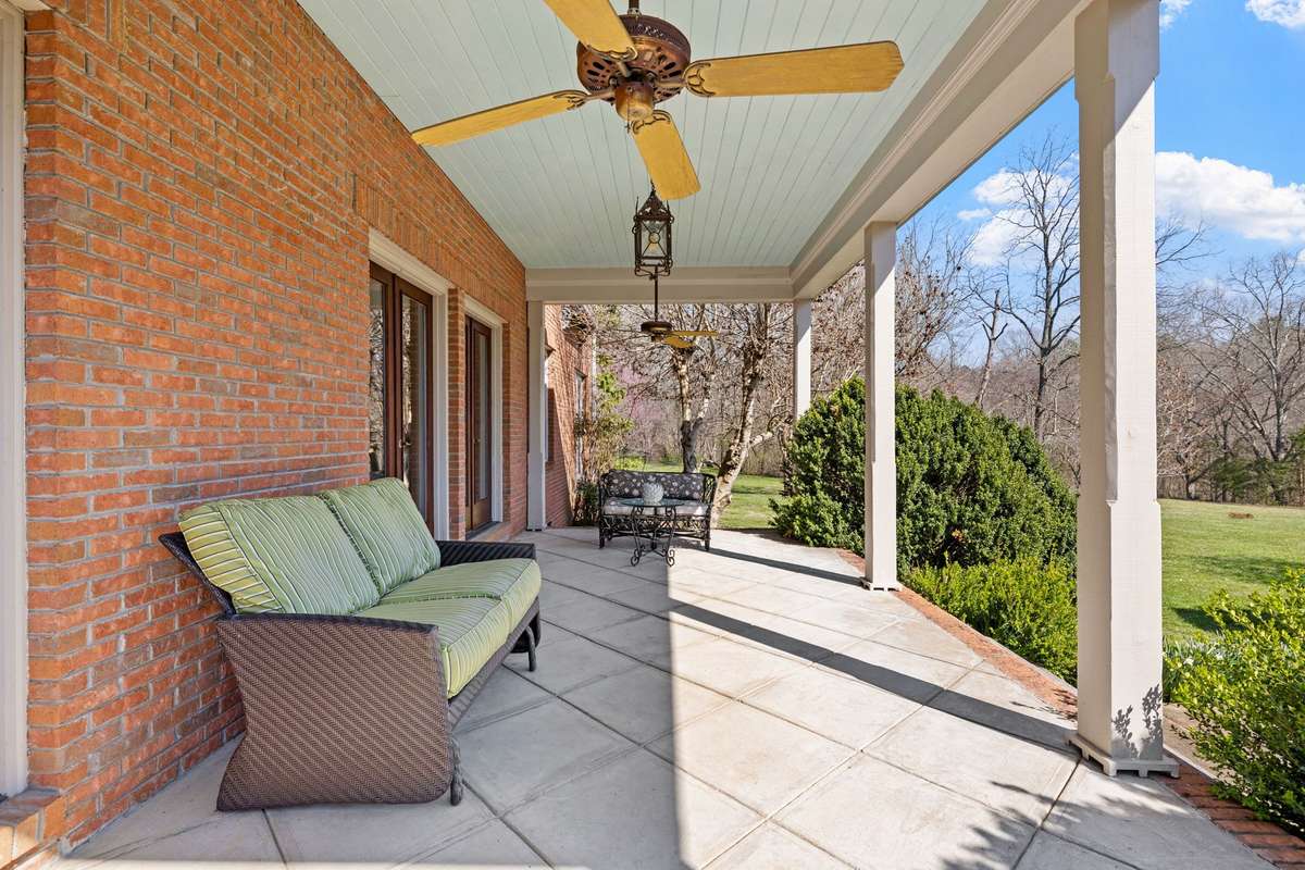 Back porch area