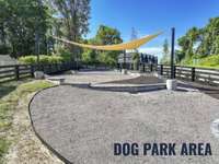 And there's a picnic space beside this as well to enjoy the outdoors at the entrance to the neighborhood.