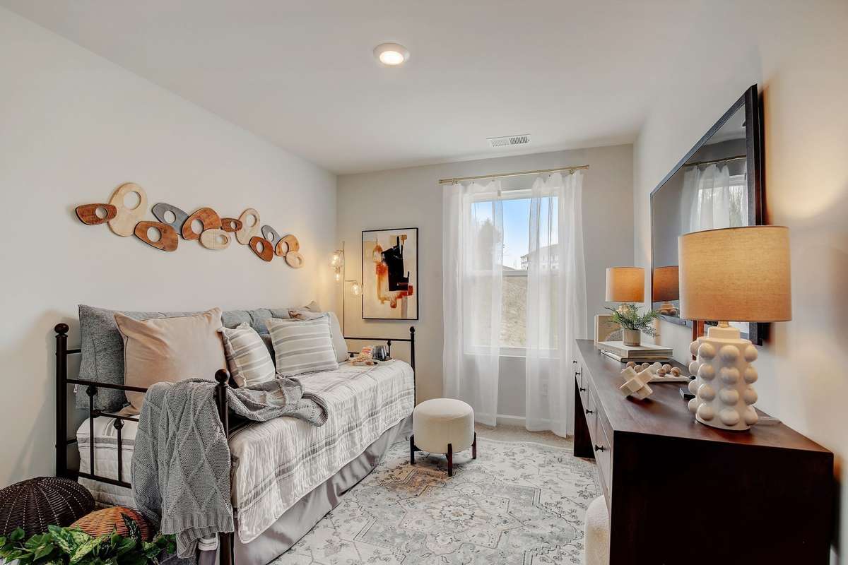 Photos are of our model home.  Some decorator items are not included.