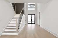 Actual Home — 2 Story Foyer Entry — Construction Progress Photo