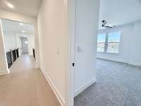Actual Home — Upstairs Hallway — Construction Progress Photo