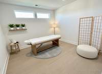 Dreaming of a Private Spa or Sauna Room?!? With 2 Connecting "Flex" Rooms Upstairs, the Possibilities are ENDLESS! Virtually Staged Photo for Inspiration Only & to Showcase How Space Can Be Used.