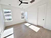 Actual Home — Downstairs Guest Bedroom with Full Bath and WIC — Construction Progress Photo