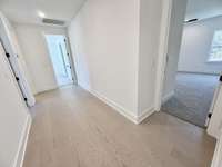 Actual Home — Upstairs Hallway to 3 Bedrooms — Construction Progress Photo