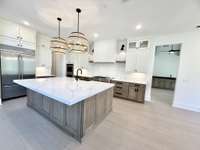 Actual Home — Kitchen & Game Room — Construction Progress Photo