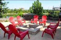 Community Firepit by the River!