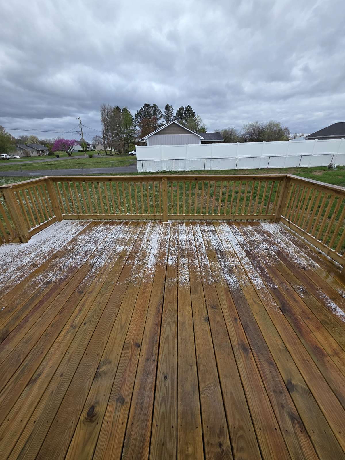 New Wood On This Large Deck
