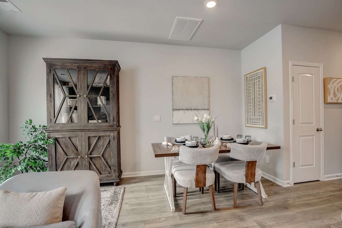 Photos are of our model home.  Some decorator items are not included.