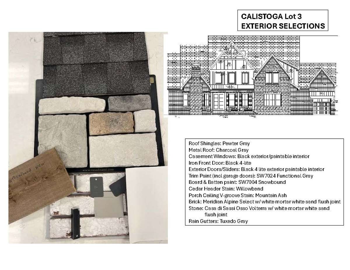 Exterior Color Board